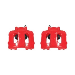 Power Stop S4339 Front Pair of High-Temp Red Powder Coated Calipers For 1991 – 2