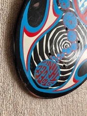 Vintage 1980s SANTACRUZ JOHN LUCERO Skateboard Original Rare Black Label Era JP
