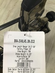 NEW IN BOX W/WARRANTY PSE EVOLVE 30 – BOTTOMLANDS – 70 – RH – EC2