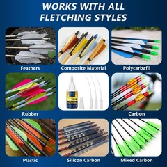 100g Heavy Duty Arrow Glue Kit for Quick Fletching – Non-Toxic & Waterproof