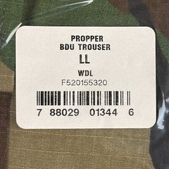 NEW BDU Propper Pants – Woodland – Large Long