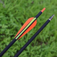 26 28 Inch 12PCS Carbon Archery Arrows Hunting for Archery Compound&Recurve Bows