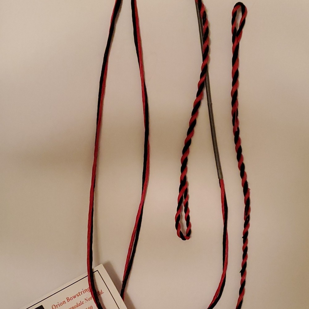 Orion Bowstrings Red/Black 60 in. Flemish Twist Bow String – Flemish String Type