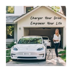 Tesla Charger Extension Cable 50A 240V 12KW 20FT,High-Speed Charging,Overload…