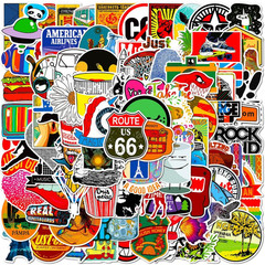 100pcs Trendy Graffiti Stickers Waterproof Decals for Bike Laptop Helmet