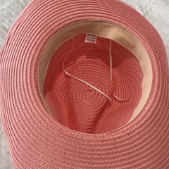 Saltwater Cowboys Shem Creek Pink Straw Cowboy Hat Sun Cap Low Country SC