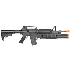 BBTac Airsoft Gun Electric Rifle Full Auto M813 AEG w/ Launcher