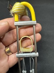 HB Wales Quadcam Vintage 1990’s Climbing Gear Size 1/2 Yellow