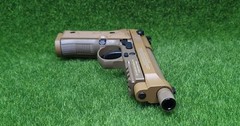 Umarex Beretta M9A3 .177 CO2 BB Semi/Full Auto Air Pistol, 330FPS, Tan – 2253024