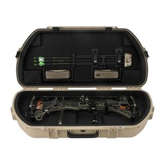 SKB Hard Protective Storage Case, Archery Bow & Arrow iSeries Shaped Case, Tan