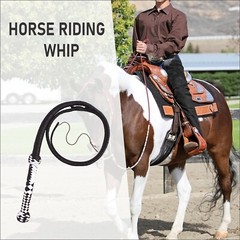 Genuine Cow Hide Leather Bullwhip 04 Feet Long 12 Plaits Heavy Duty Whip