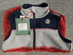 Horseware Kids Sherpa Vest NEW Red/Grey/N Size 9-10 Years CKHMTV-ROJB-09