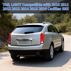 Tail Light Assembly Compatible with Cadillac SRX 2010-2016 Red Lens Rear Brak…