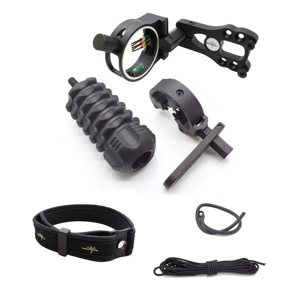 Archery Essential Accessory Upgrade Combo 5-pin Bow Sight, Arrow Rest, Stabil…