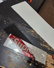 Supreme Chicago Opening Box Logo Sticker Reflective Mirror FW22 *READ INFO*