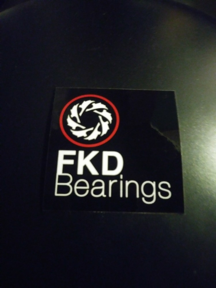 FKD SKATEBOARD BEARINGS VINTAGE THE OG BRANDED LOGO SQUARE SKATEBOARD STICKER