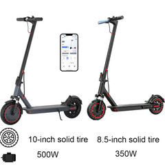 Ladped Foldable Electric Scooter 8.5/10″ Dual Shock Absorber Comfortable Riding