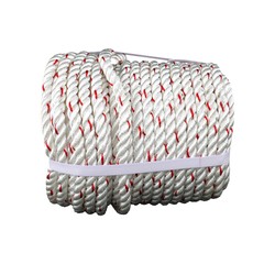 1/2 ‘X 120’High Strength Braided Rope Breaking Strength 1160 Pounds White Red