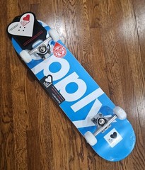The Heart Supply Kids Teens Adults Skateboard Beginner Bright Blue