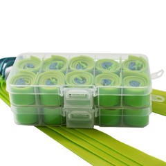 Green 1mm Slingshot Bands – 10 per Box, Heavy Duty Latex for Outdoor Shooting