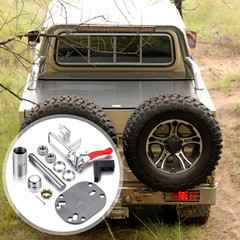 Tire Carrier Hinge Kit Include Necessary Latch, Slewing Bearing, Bearing Hub and