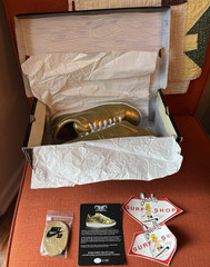 Nike SB Air Classic Jack’s Surfboards Gold Size 9.5 #117/300 Complete OG Box