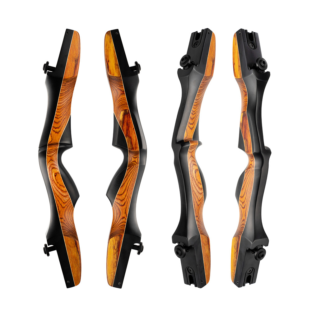 CNC machined archery wood handle laminated dymond wood 19″ 21″ 23″ 25″ ILF Riser