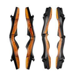 CNC machined archery wood handle laminated dymond wood 19″ 21″ 23″ 25″ ILF Riser