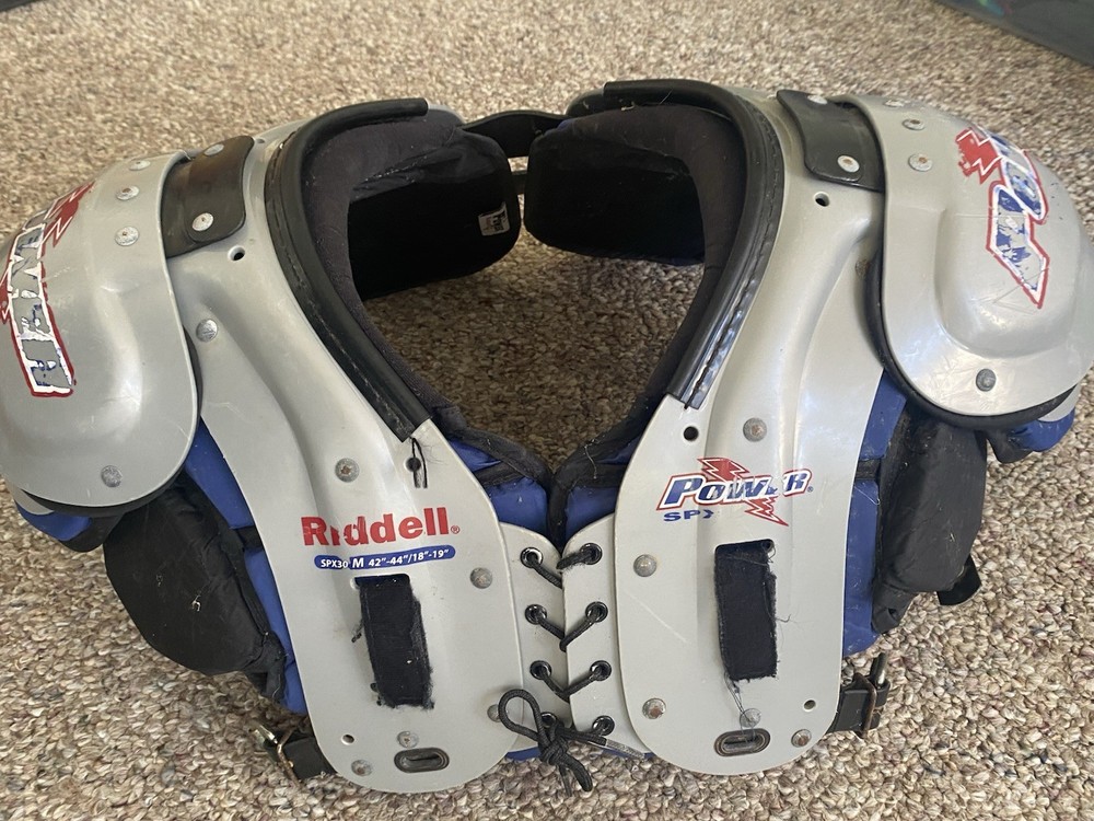 RIDDELL POWER Football Shoulder Pads SPX30 Medium 42″-44″/ 18″-19″
