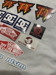 Skateboard Shoes And Apparel 15 Sticker Mixed Lot Vintage Vans DC 4Star DVS
