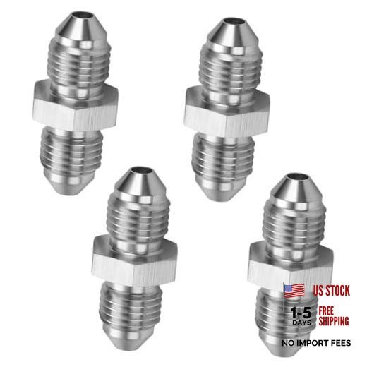 AN3 (3/8-24 UNF) Male Inverted Flare Stainless Steel Brake – 4PCS