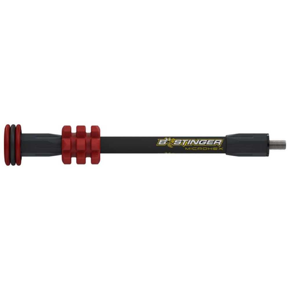 Bee Stinger MicroHex Stabilizer, Red, 6″