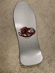 Powell Peralta 80s Reissue Caballero Skateboard Deck Silver Bones Brigade
