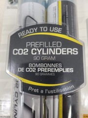 6 JT Prefilled C02 Cylinders 90gram Paintball Tank Threaded 3-2 Pack New Sealed