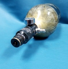UNTESTED Draxxus 4500 PSI Paintball Tank Air System