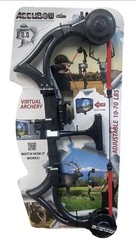 AccuBow 2.0 Carbon Fiber Virtual Archery Game Shooting,10–70lbs Adjust Resistan