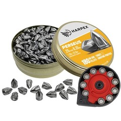 HARPEX Perseus 180 Count BROADHEAD Pointed 6.35mm .25 Caliber Airgun Pellets