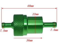 CNC aluminum alloy motorcycle modified gasoline filter copper filter cartridge