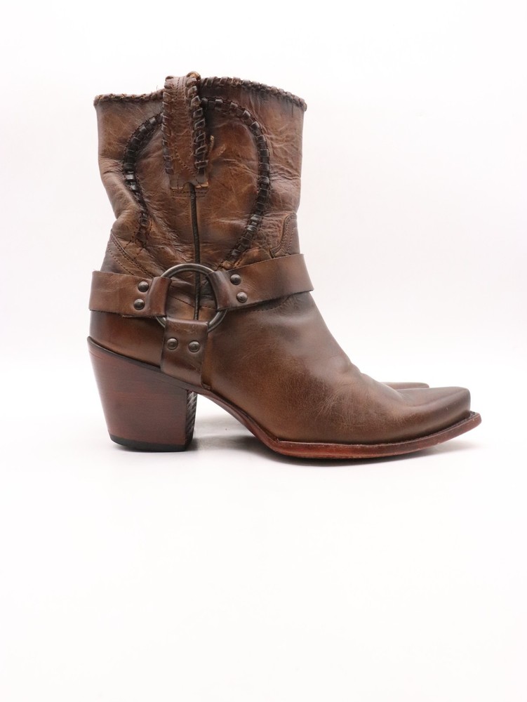 Idyllwind Stomp Western Equestrian Harness Boots Women’s 9 B Brown Leather