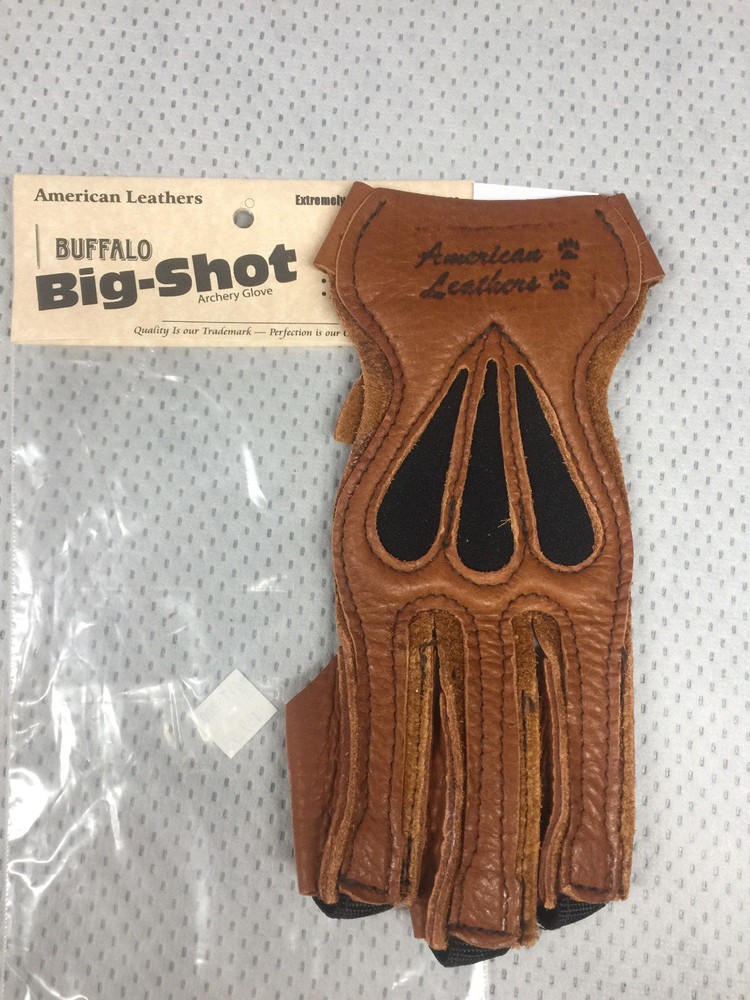 American Leathers Big Shot Archery Shooting Glove Buffalo Leather
