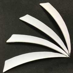 50pcs 3″ 4″ 5” Shield Cut Archery Fletches Arrow Feathers Turkey Feather R