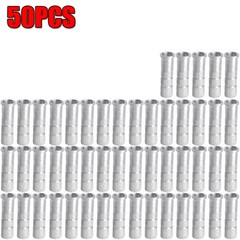 50-200Pcs Aluminum Arrow Insert ID 6.2mm Carbon Fiberglass Archery Bow Shooting