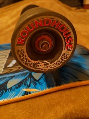 Vintage Carver Taylor Knox Pro Model Surf Skateboard With Roundhouse Wheels
