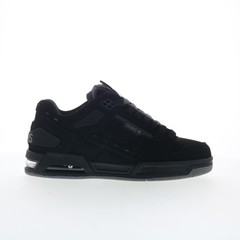 Osiris Peril 1308-1874 Mens Black Suede Lace Up Skate Inspired Sneakers Shoes 8