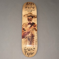 Rare ANTI HERO GRANT TAYLOR A BITTER SWEET 2016 SKATEBOARD DECK DLX