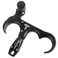 AMEYXGS Archery Bow Release for Compound Bows,Durable Aluminum 360° Black