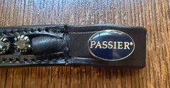 Passier Black Wave Grapite Crystal Browband 17”