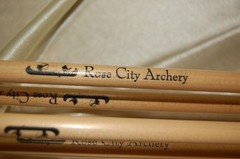 Rose City Archery Port Orford Cedar Fancy Arrows 11/32 28in 50/55LB Parabolic
