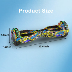 Commugo Hoverboard Self-Balancing Scooter Hoverboard UL 2272 Bluetooth for Kids