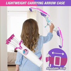 2 Pack Bow and Arrow for Kids 4-6, LED Light Up Archery Set with 24 Suction C…